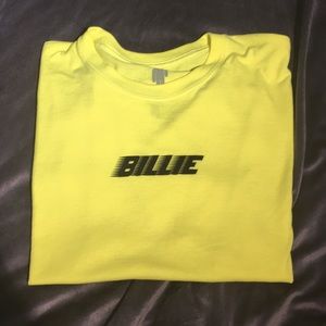 Billie Eilish Neon Tee Shirt! Never worn!